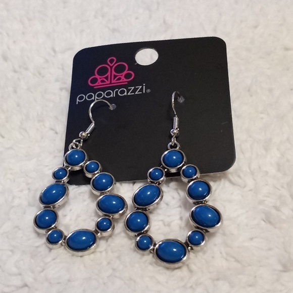 Popular Party Blue Earrings - Picture 1 of 1